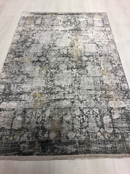 Toros Distressed Grace Frost Grey Rug