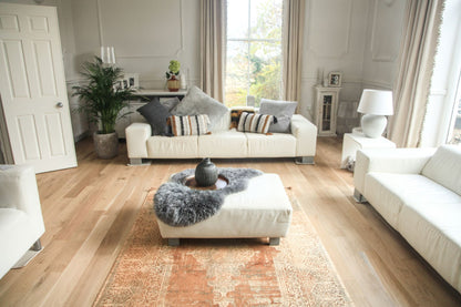 Toros Distressed Medallion Copper Overdyed Rug