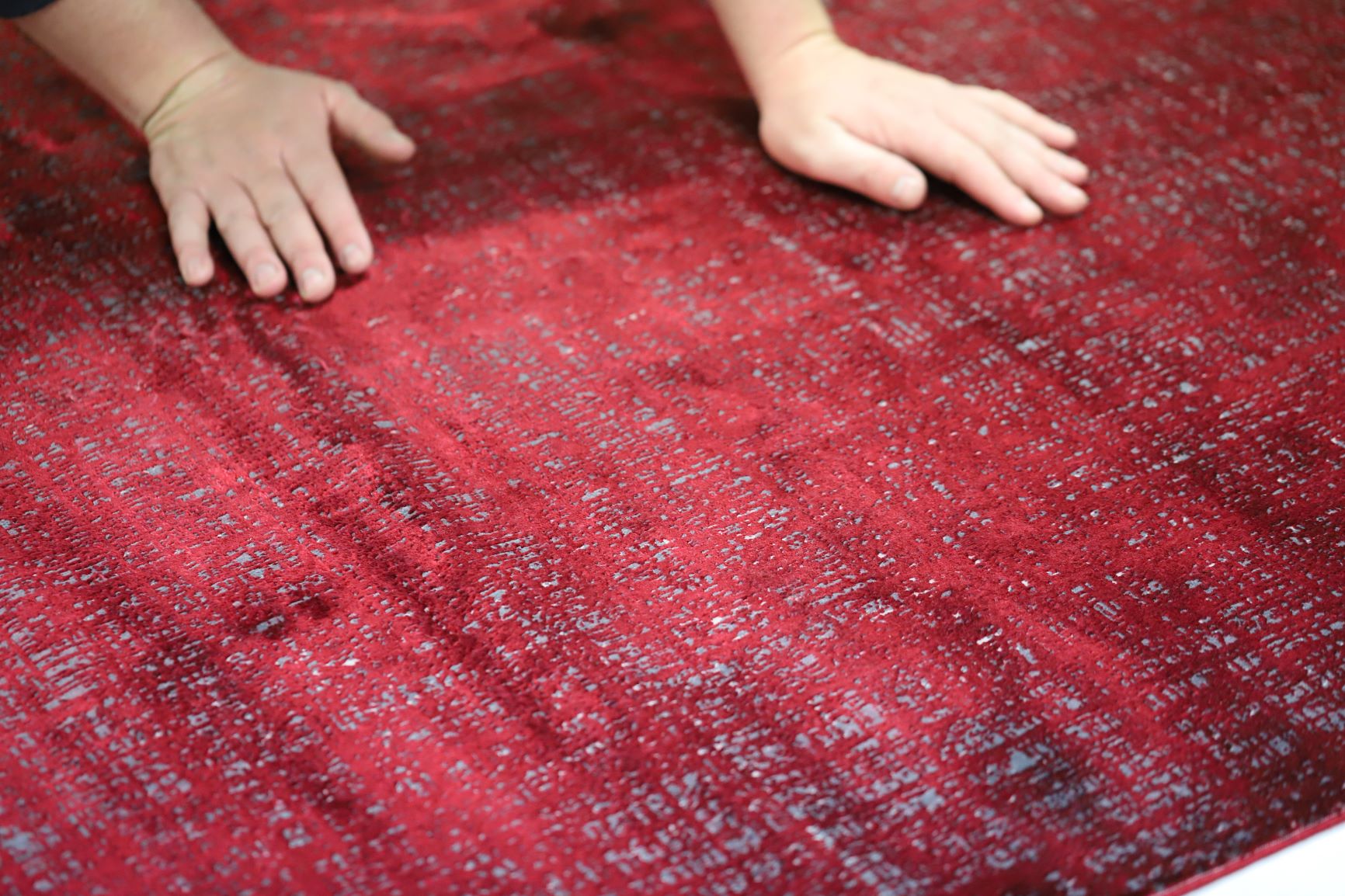 Colore Distressed Claret Rug
